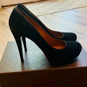 Gucci Suede Heels